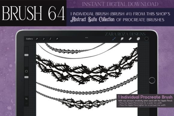 Download Procreate Brush #64 – Abstract Suite - Procreate Collection