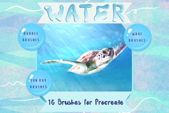 Download Procreate Water Brushes X 16 - Procreate Collection