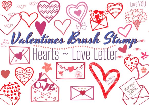 Download Valentines Procreate Stamp Brush - Procreate Collection
