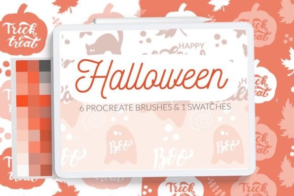 Download Halloween Pattern Brushes Procreate - Procreate Collection