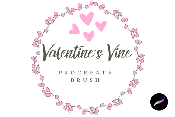Download Procreate Valentines Heart Vine Brush - Procreate Collection