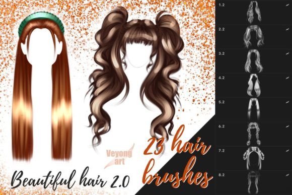 Download Procreate Hair Brushes - Procreate Collection