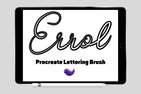 Download ‘Errol’ Lettering Brush for Procreate - Procreate Collection