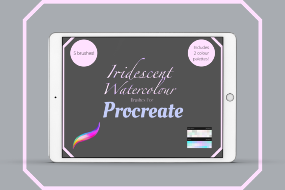 Download Iridescent Watercolour Brushes Procreate - Procreate Collection