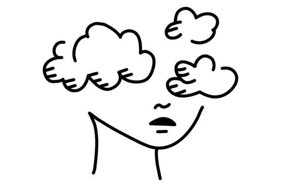 Download Cloud Face Procreate Brush Stamp - Procreate Collection