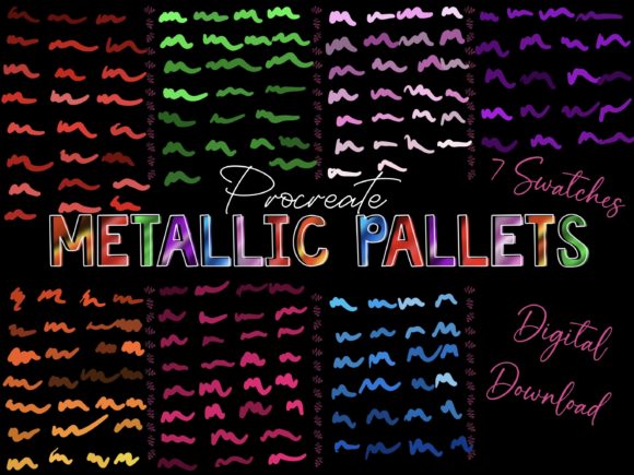 Download Procreate Metallic Swatch Pallet Kit - Procreate Collection