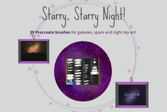 Download Starry Night Procreate Brushes/Palettes - Premium Resources
