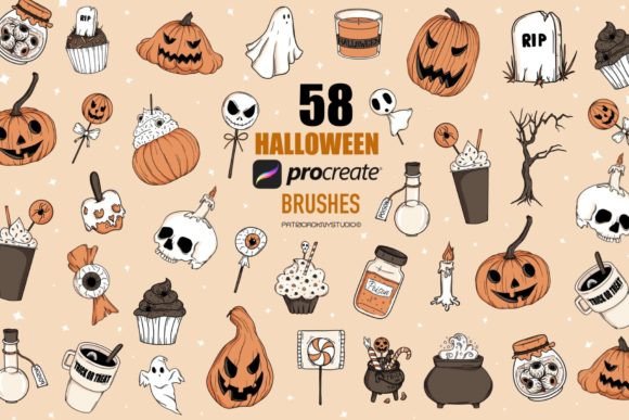 Download Halloween Procreate Brushes - Procreate Collection
