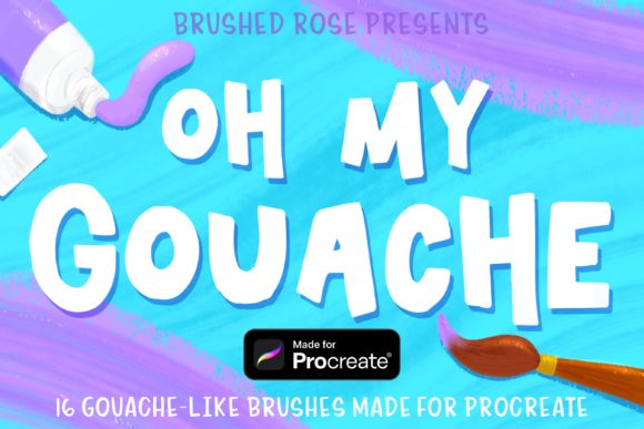 Download Procreate Brush Pack | Gouache Brushes - Procreate Collection